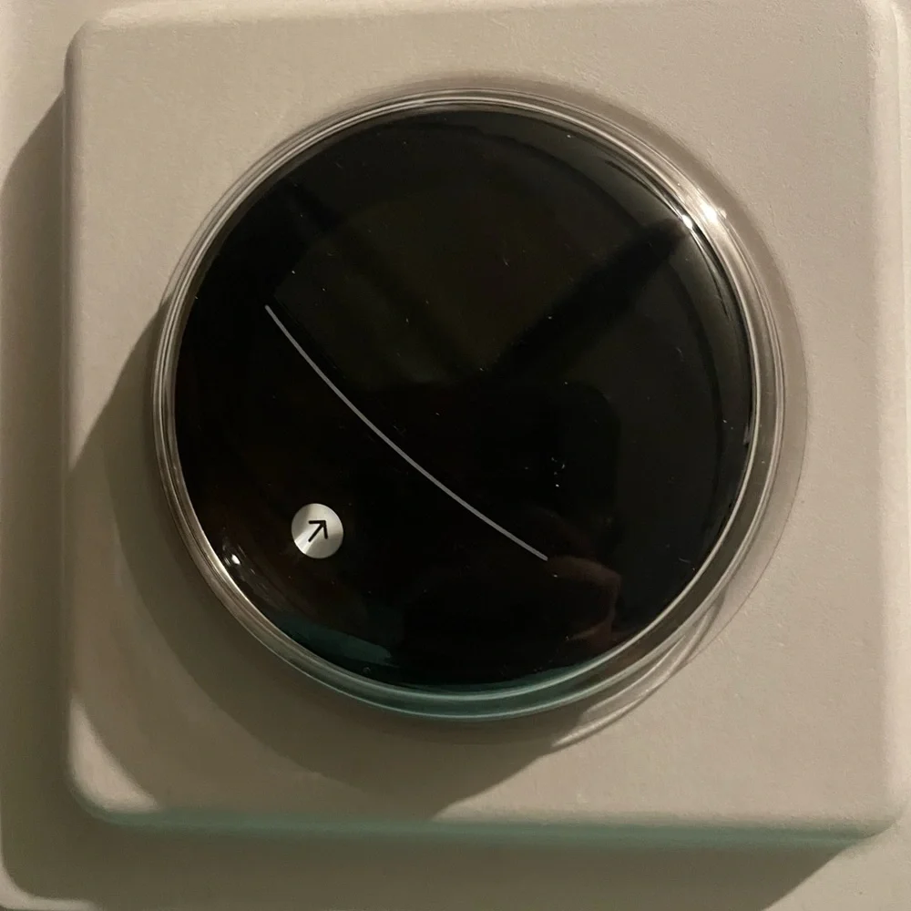 Google Nest Thermostat - Sleek Stainless Finish